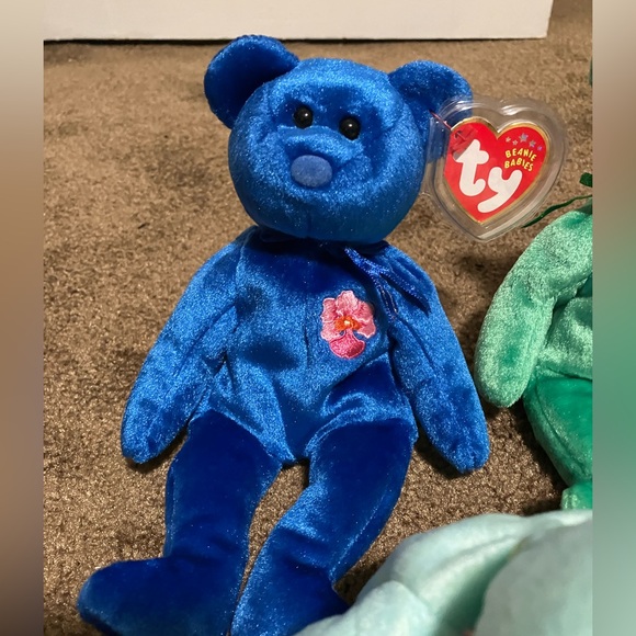 Lot of 10 TY Beanie Babies bears. Pet free and smoke free home. Been in storage - Picture 5 of 12